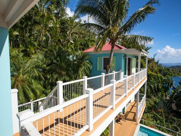 St. John 4 Bedroom Pool Villa with Great Views