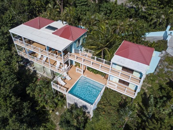 St. John 4 Bedroom Pool Villa with Great Views