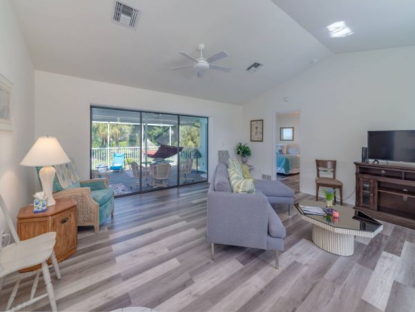 Short Walk to Beach Three Bedroom Marco Island Vacation Home