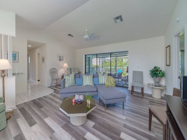 Short Walk to Beach Three Bedroom Marco Island Vacation Home