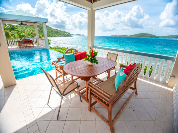 Stunning Beachfront Vacation Rental with Pool in St. Thomas