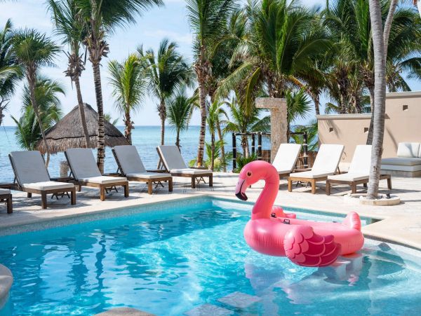 Oceanfront Villa in Soliman Bay Pool & Spa Sleeps 34 Guests