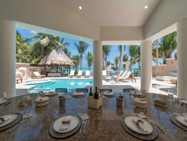 Oceanfront Villa in Soliman Bay Pool & Spa Sleeps 34 Guests
