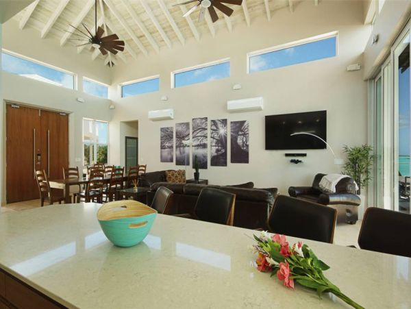 Contemporary Five Bedroom Oceanfront Villa in Turks & Caicos