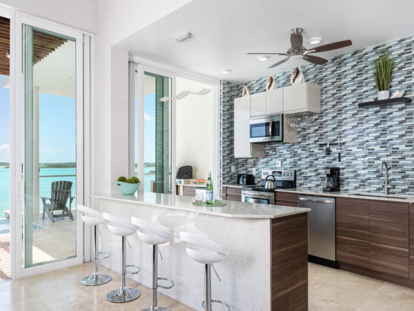 Contemporary Five Bedroom Oceanfront Villa in Turks & Caicos