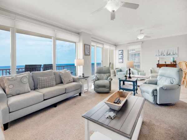 On Beach Panama City Vacation Condo With Three Bedrooms