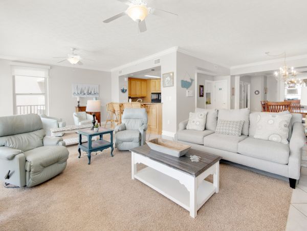 On Beach Panama City Vacation Condo With Three Bedrooms