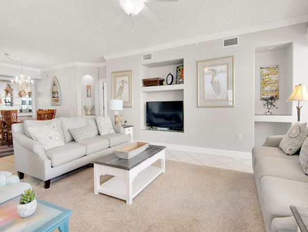 On Beach Panama City Vacation Condo With Three Bedrooms