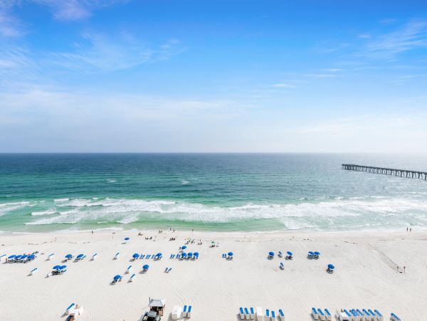 Stunning Three Bedroom Gulf Front Rental Condo in Panama City Beach