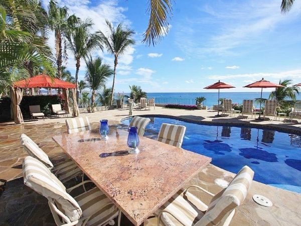 Los Cabos Luxury Six Bedroom Vacation Pool Villa On Beach