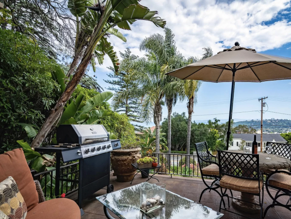 Ocean View Santa Barbara Vacation Home Five Bedroom