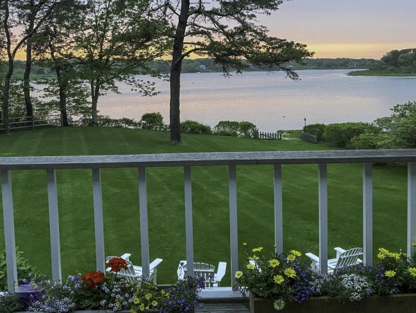 Water View Edgartown Vacation Home + Guest House Sleeps 12