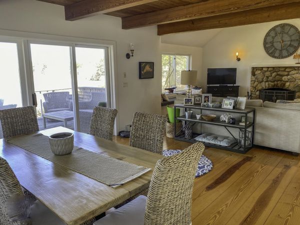 Water View Edgartown Vacation Home + Guest House Sleeps 12