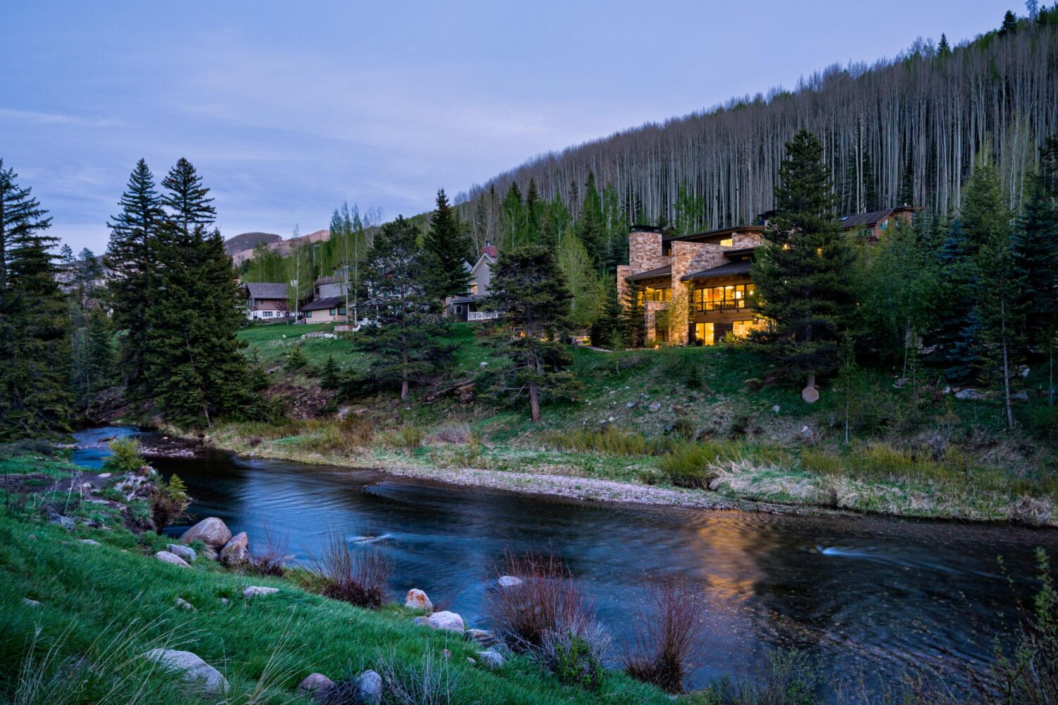 Luxury Multi-Level 4 Bedroom Vail Ski Chalet with Media Room