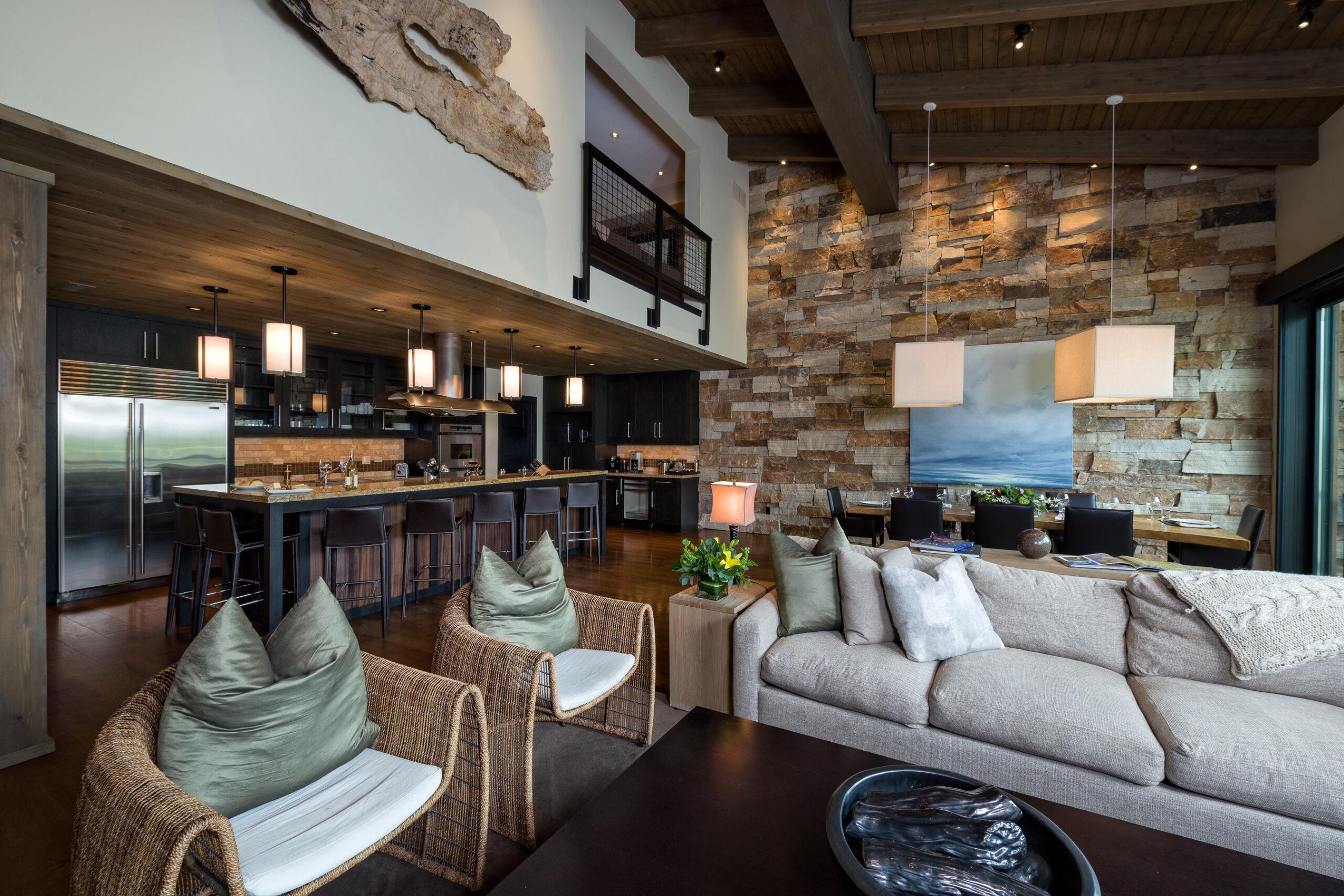 Luxury Multi-Level 4 Bedroom Vail Ski Chalet with Media Room
