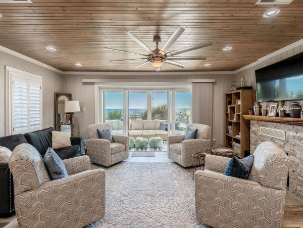 Gulf Front Three Bedroom Vacation Home in Seagrove Beach