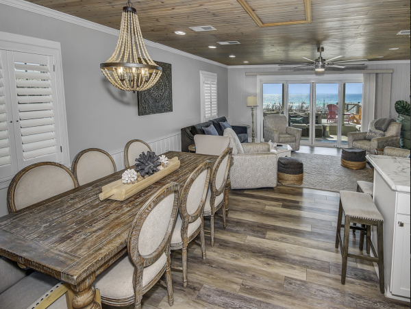 Gulf Front Three Bedroom Vacation Home in Seagrove Beach