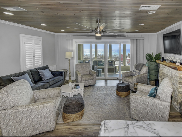 Gulf Front Three Bedroom Vacation Home in Seagrove Beach