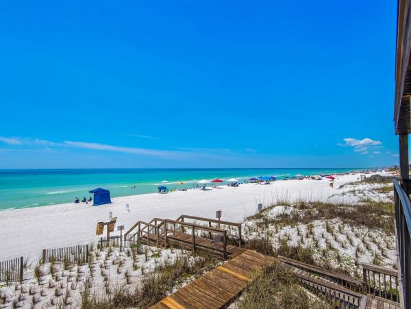 Miramar Beach Gulf Front Townhouse - Luxury Destin Vacation Rental with 3 Balconies