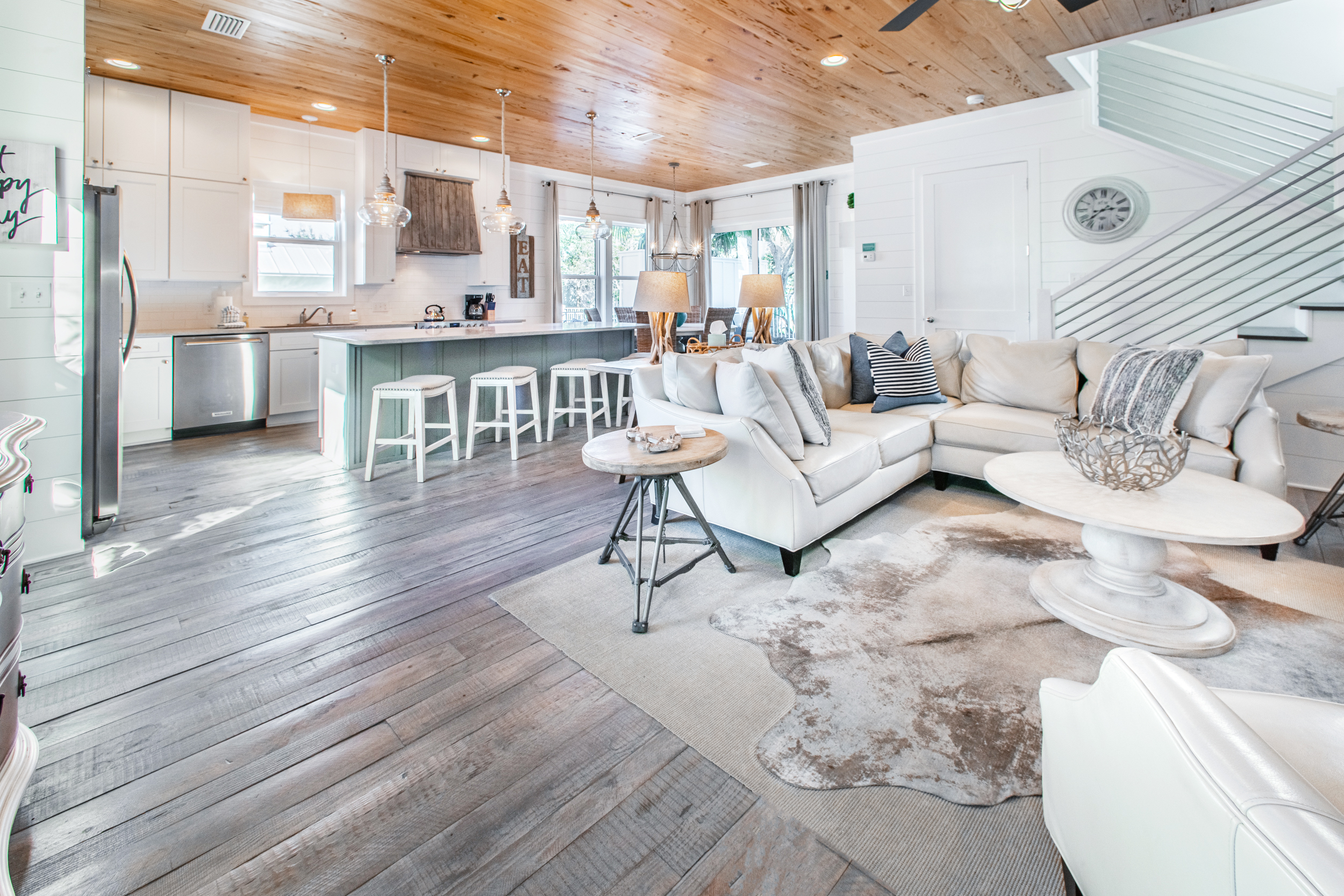 Steps to Gulf Inlet Beach Vacation Home Four Bedroom