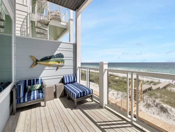 Luxury Beachfront Home with Private Pool Sleeps 24 Guests