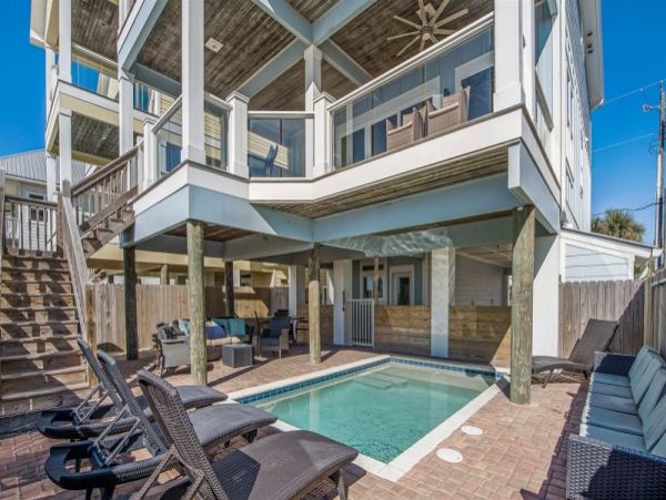 Panama City Beach Vacation Pool Home 6 Bedrooms Sleeps 20