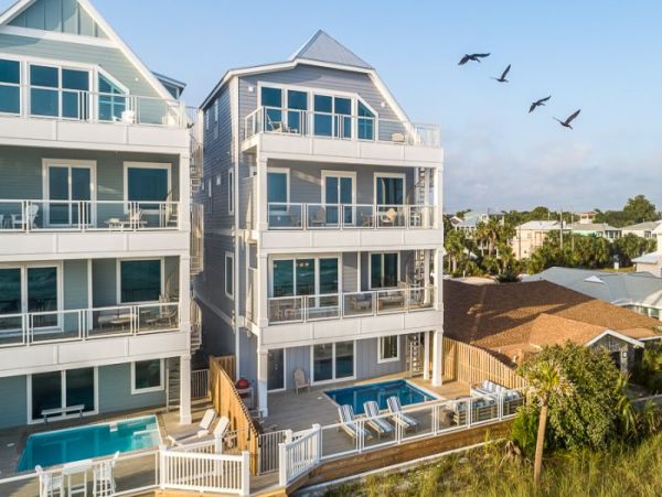 Luxury Gulf front home on West end Panama City Beach
