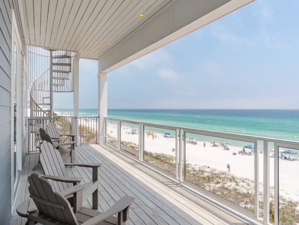 Luxury Gulf front home on West end Panama City Beach