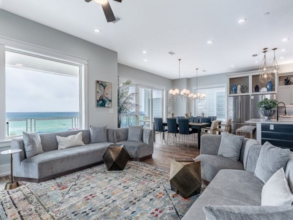Luxury Gulf front home on West end Panama City Beach