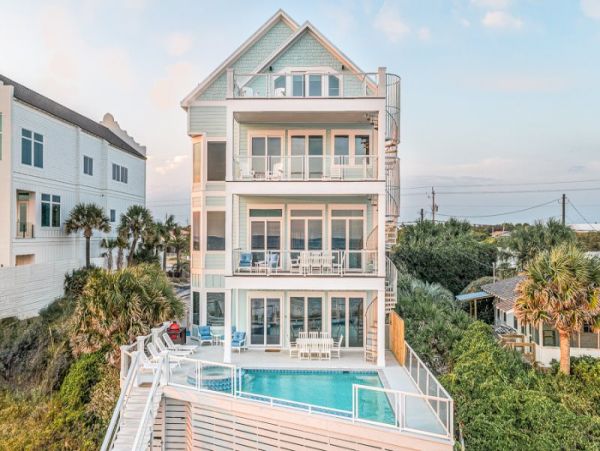 Nine Bedroom Panama City Beach Beachfront Views Sleeps 25