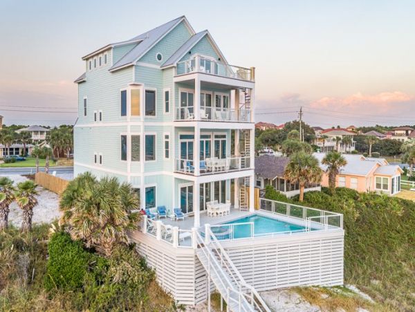 Nine Bedroom Panama City Beach Beachfront Views Sleeps 25