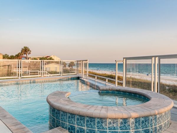 Nine Bedroom Panama City Beach Beachfront Views Sleeps 25