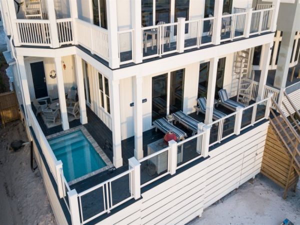 On Beach Luxury Panama City Vacation Home Private Pool