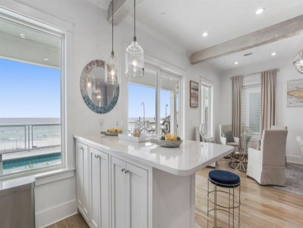 Modern Luxury Vacation Home Right on the Beach Sleeps 26