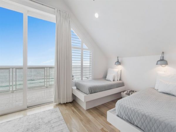 Modern Luxury Vacation Home Right on the Beach Sleeps 26