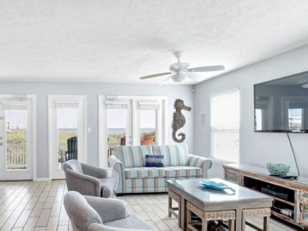 Panama City Home Direct Beach Access Via Private Boardwalk