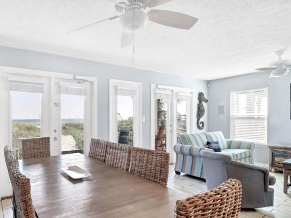 Panama City Home Direct Beach Access Via Private Boardwalk