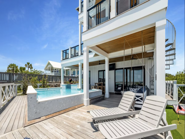 Award Winning Vacation Rental Inlet Beach Gulf Front Mansion