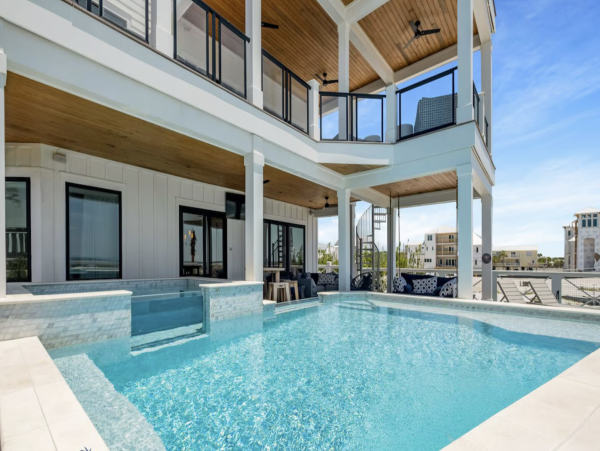Award Winning Vacation Rental Inlet Beach Gulf Front Mansion