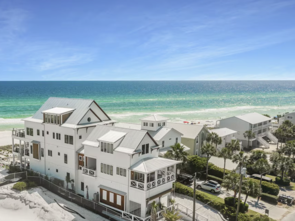 Award Winning Vacation Rental Inlet Beach Gulf Front Mansion