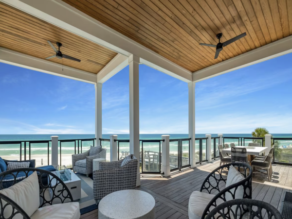 Award Winning Vacation Rental Inlet Beach Gulf Front Mansion