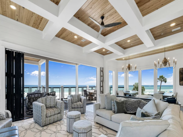 Award Winning Vacation Rental Inlet Beach Gulf Front Mansion