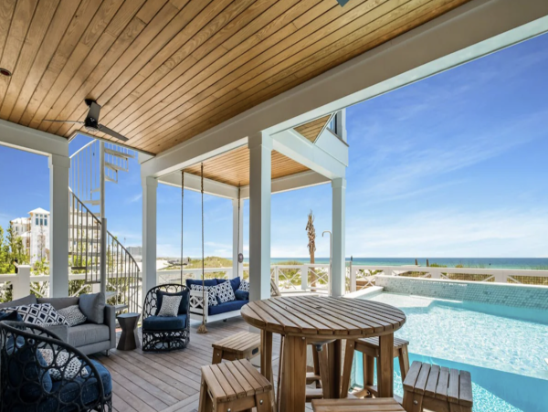Award Winning Vacation Rental Inlet Beach Gulf Front Mansion