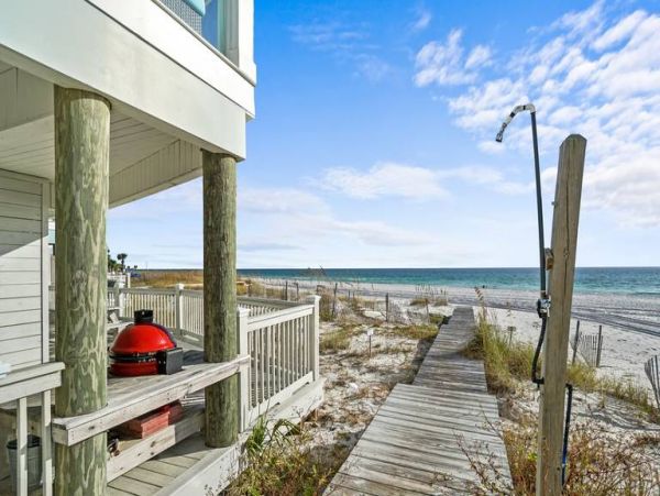 Beachfront Panama City Vacation Pool Home Six Bedroom