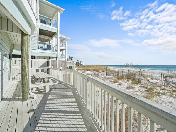 Beachfront Panama City Vacation Pool Home Six Bedroom