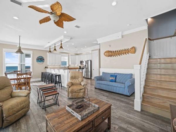 Beachfront Panama City Vacation Pool Home Six Bedroom