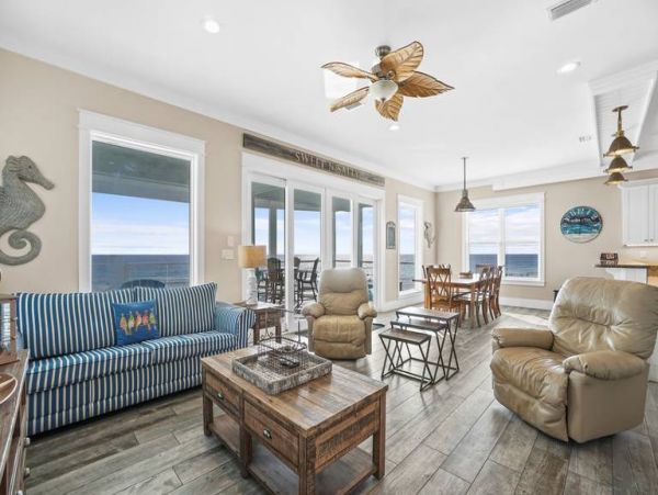 Beachfront Panama City Vacation Pool Home Six Bedroom