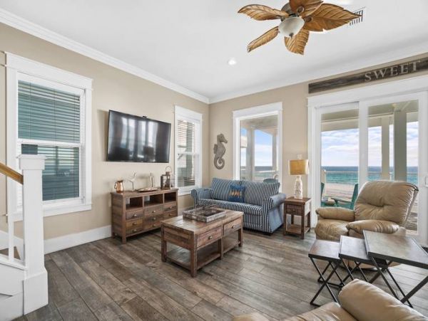 Beachfront Panama City Vacation Pool Home Six Bedroom