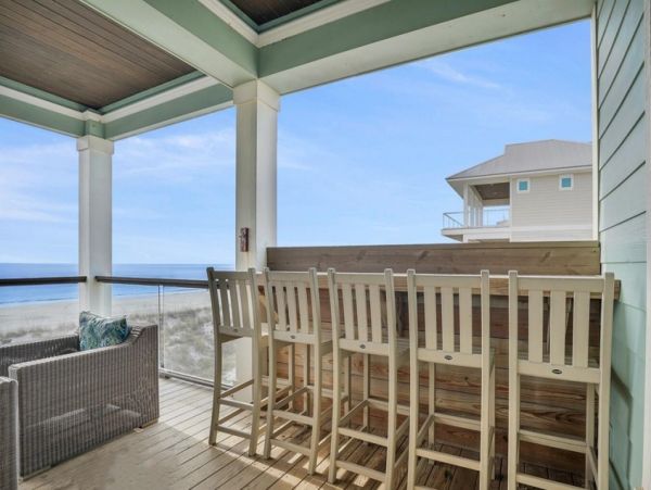 Gulf Front Panama City Vacation Home Six Bedroom