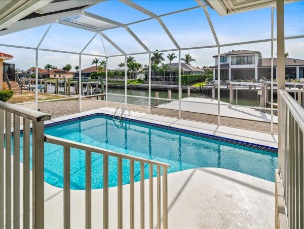 Marco Island Three Bedroom Home Canal Front and Private Pool